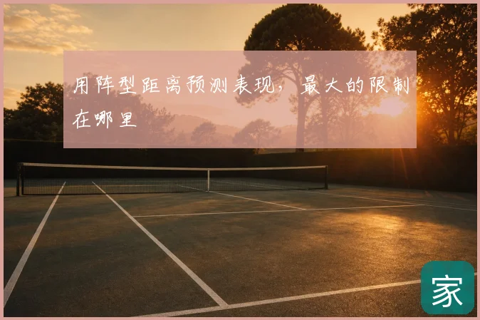 用阵型距离预测表现,最大的限制在哪里
